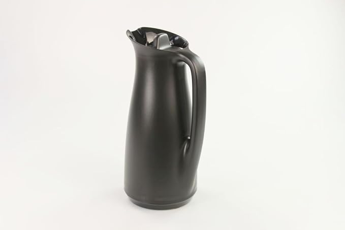 1-liter black thermos