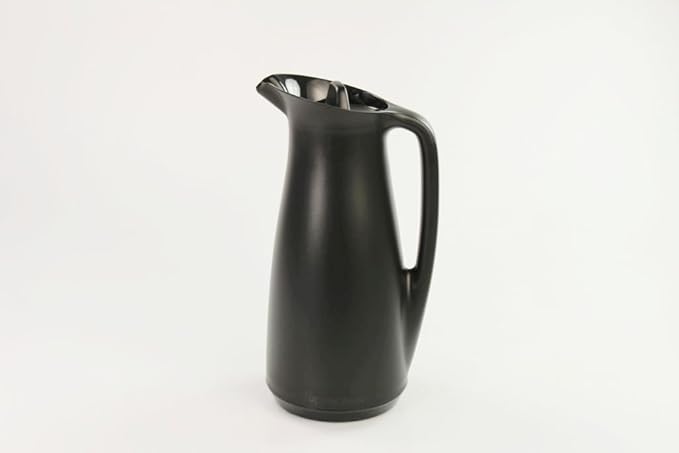 1-liter black thermos