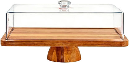 Cake stand with lid, large deli board, dessert display rack, food display tray