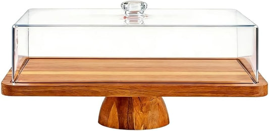 Cake stand with lid, large deli board, dessert display rack, food display tray