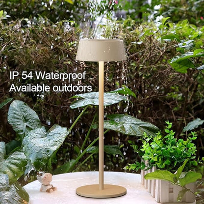 LED Table Lamp, 2 Pieces, Wireless Table Lamp, 3000K Warm