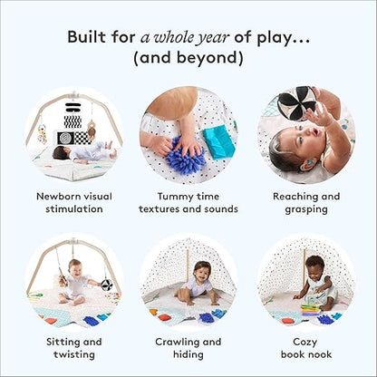 the award-winning development-oriented gym & play mat from baby to toddler – designed by experts