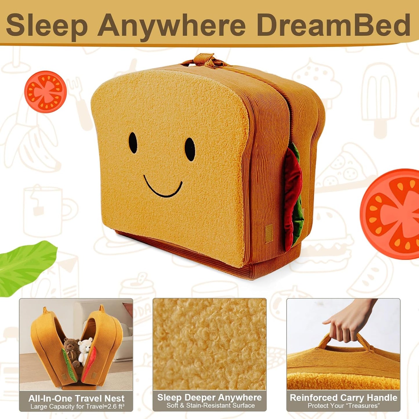 Toddler Travel Bed Sandwich Style