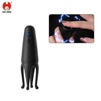 High Quality Wholesale Big Realistic Vibrator Prostate Massager Recharging Male Play electric shock Toy Masturbator Prostate Massager Adult Plastic Sex Toy