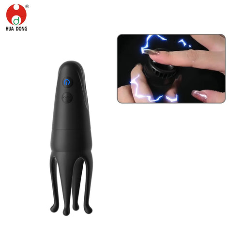 High Quality Wholesale Big Realistic Vibrator Prostate Massager Recharging Male Play electric shock Toy Masturbator Prostate Massager Adult Plastic Sex Toy